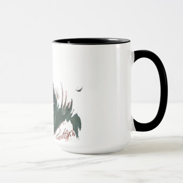 Mug - adorable terrier named Goggles (Right)