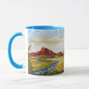 Mug Ann Hayes Painting Red Rock Canyan