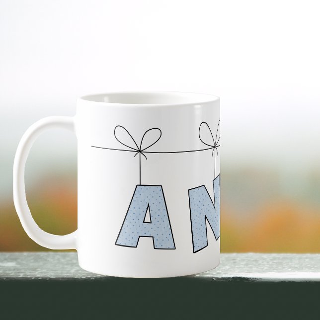 Mug Anna Cute Letters With Heart Name (Creator Uploaded)