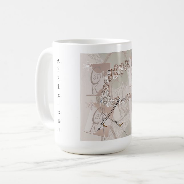 Mug Après-ski by Carita K design (Front Left)