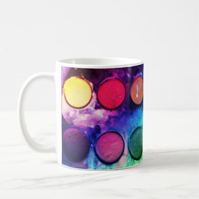 MUG- ART PALETTE-ART SAVES LIVES COFFEE MUG (Left)