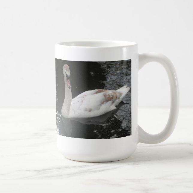 Mug Baby Swan Swimming (Right)