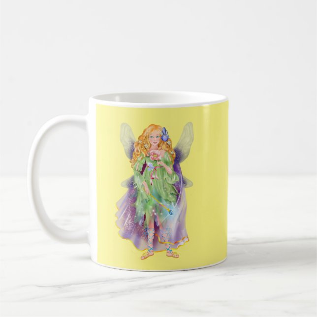 Mug beautiful fairy fairy with wings (Left)
