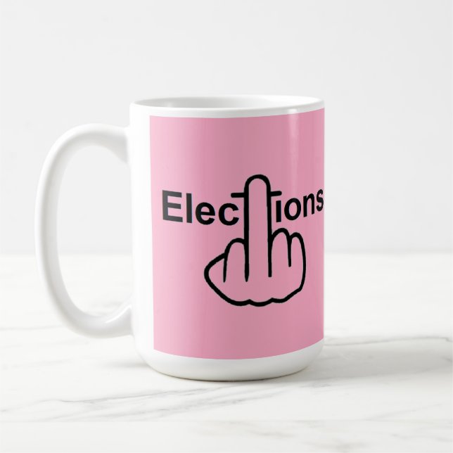 Mug Bird Flipping Elections Flip (Left)