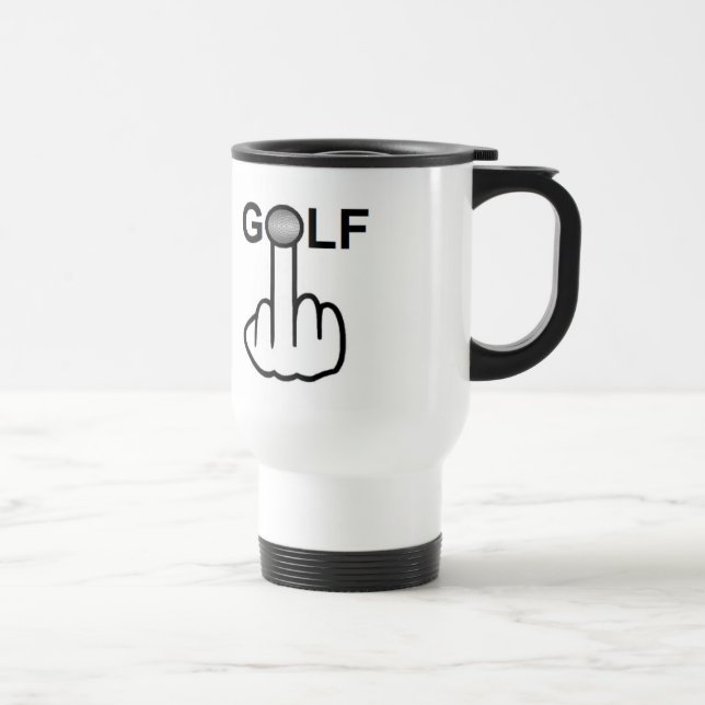 Mug Bird Flipping Golf Flip (Right)