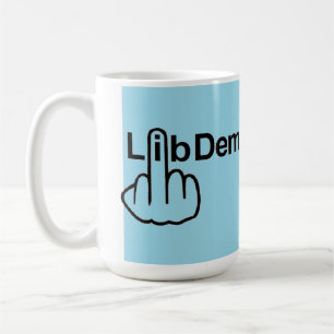 Mug Bird Flipping Lib Dem Flip