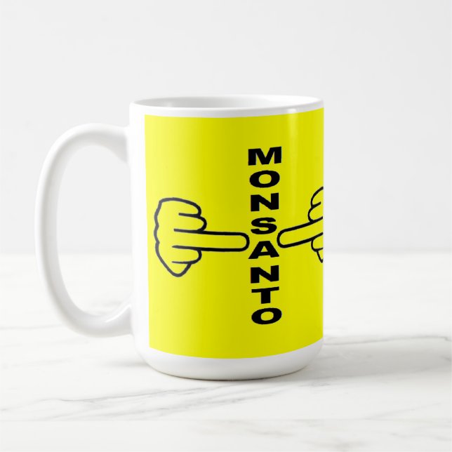 Mug Bird Flipping Monsanto Flip (Left)