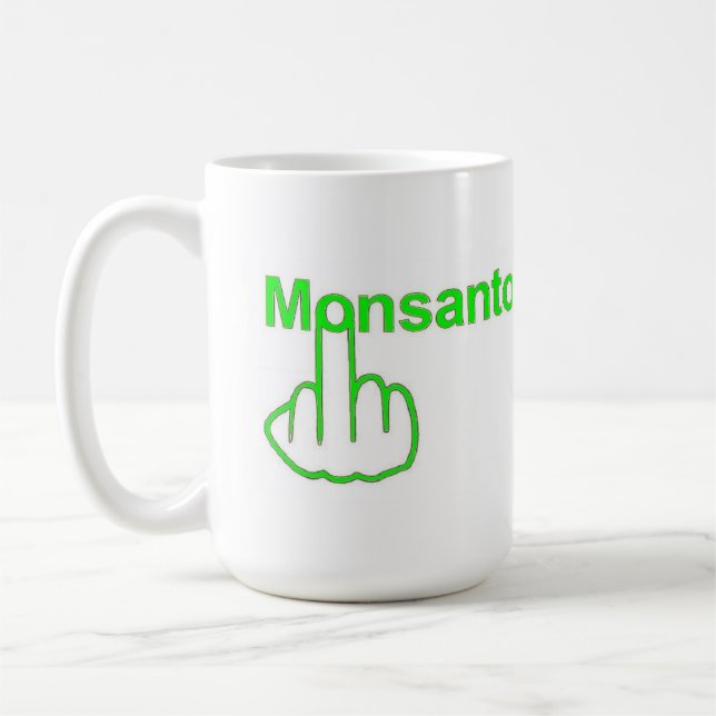 Mug Bird Flipping Monsanto Flip (Left)