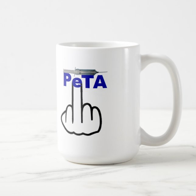Mug Bird Flipping Peta Flip (Right)