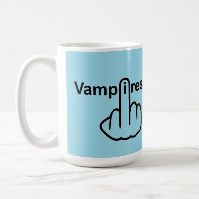 Mug Bird Flipping Vampires Flip (Left)
