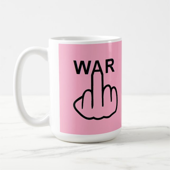 Mug Bird Flipping War Is Horrible (Left)