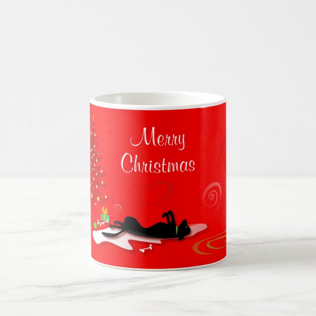 Mug - Black Lab Merry Christmas (Center)
