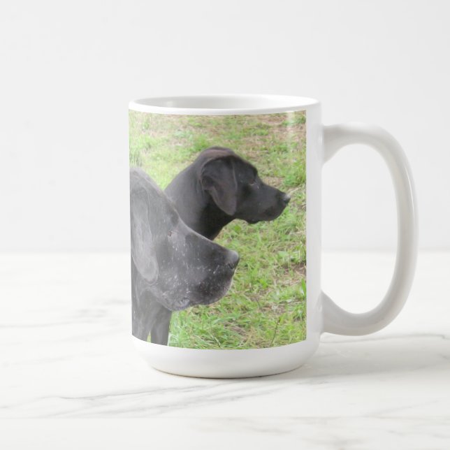 Mug: Black Labs Coffee Mug (Right)