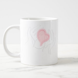 Mug, Bone China, WWC Regions + Heart Large Coffee Mug