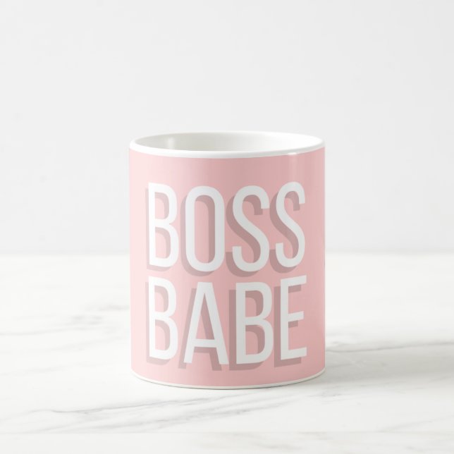 Mug BOSS BABE Feminist Pretty Pink (Center)