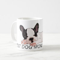 Mug Boston Terrier Puppy Sleeping