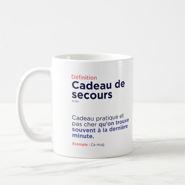 Mug Cadeau de secours (Left)