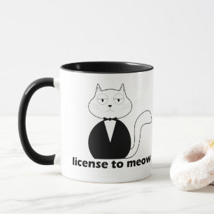 Mug - Cat. License to Meow