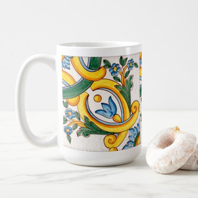 Mug ceramica Caltagirone (With Donut)