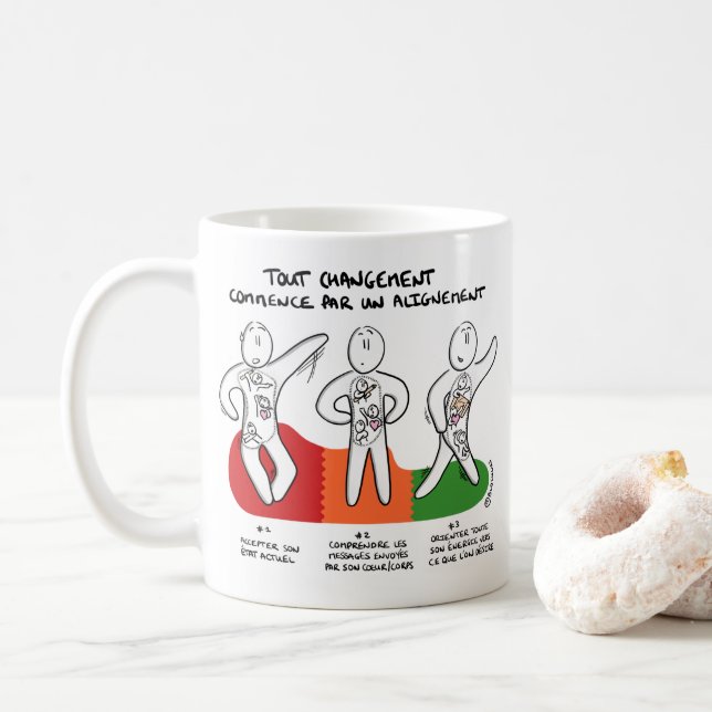 Mug “Change starts with Alignement " (With Donut)