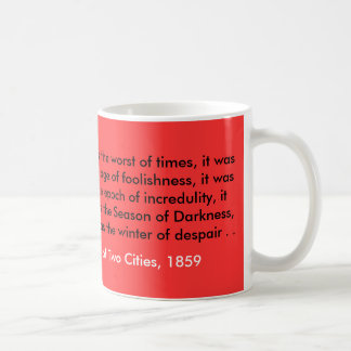 Mug, Charles Dickens, A Tale of Two Cities Coffee Mug