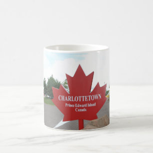 Mug, Charlottetown Prince Edward Island, Red Maple Coffee Mug