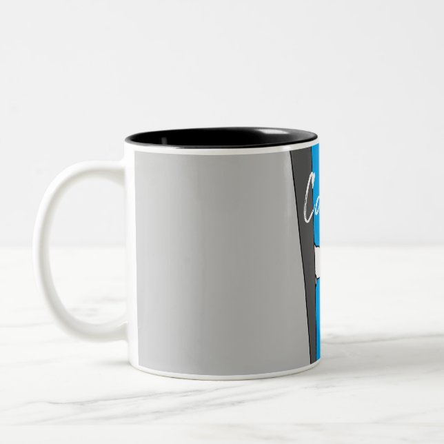 Mug chat au balcon "Cat life" (Left)