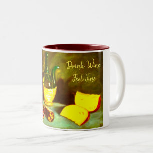 Mug Cheese and Wine