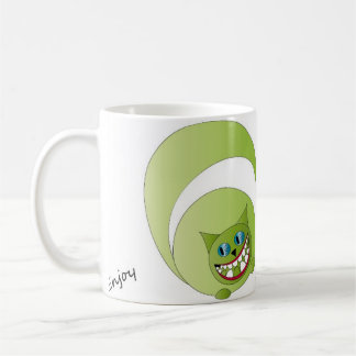 Mug Cheshire cat, enjoy