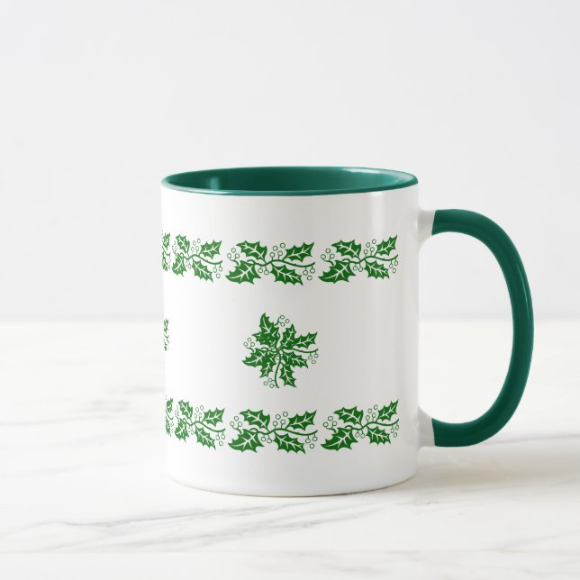 Mug - Christmas Holly (Right)