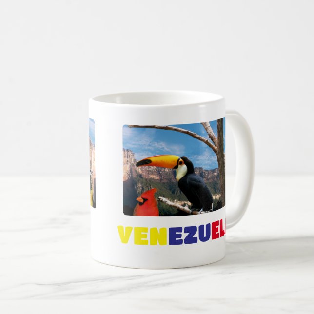 Mug Coffee mug I love Venezuela, customisable (Front Right)
