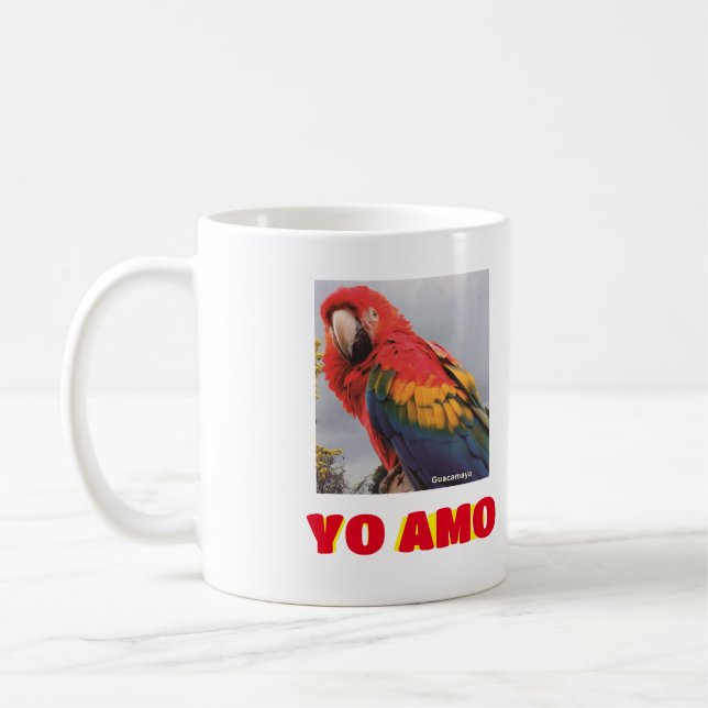 Mug Coffee mug I love Venezuela, customisable (Left)
