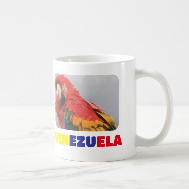 Mug Coffee mug I love Venezuela, customisable (Right)