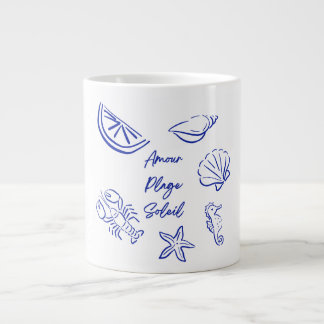 Mug coffee sample sea plage summer