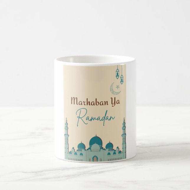 Mug Cream Brown Marhaban Ya Ramadan (Center)
