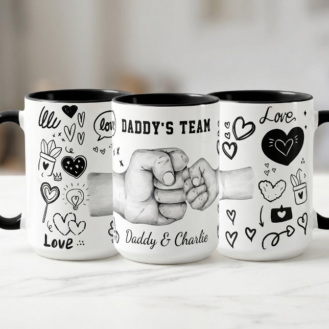 Mug Dad Fathers Day Gift Custom Name Baby (Creator Uploaded)