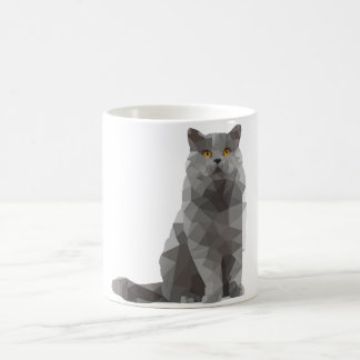 mug - deconstructed design - British shorthair cat