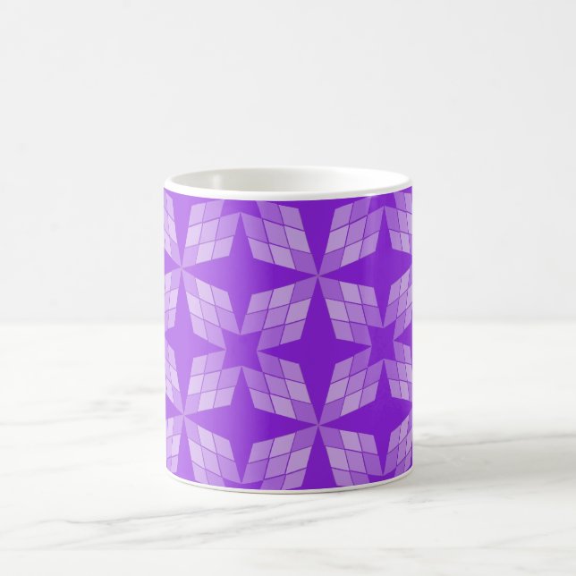 Mug - Diamond Petals on Purple (Center)