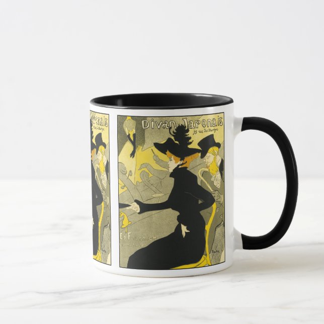 Mug: Divan Japonais by Toulouse-Lautrec Mug (Right)