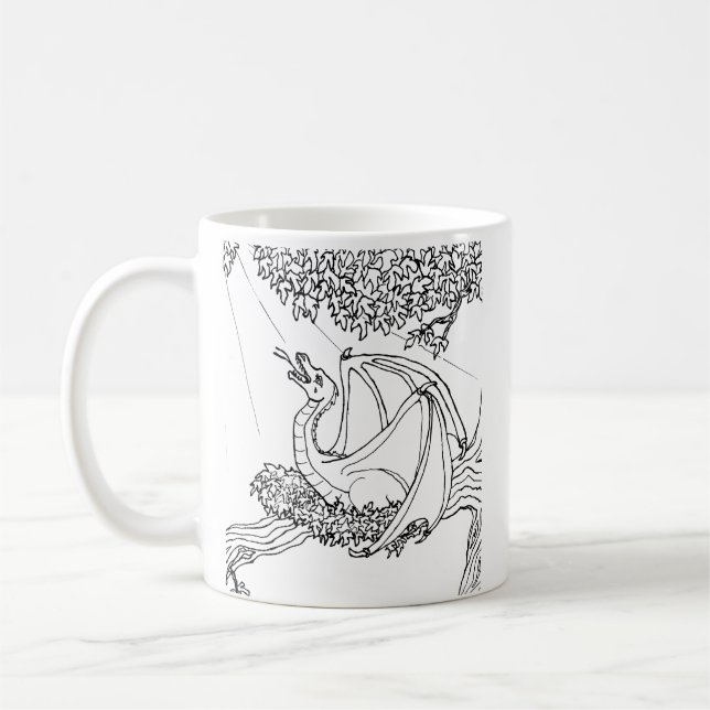 Mug - Dragon's Nest to Colour (Left)
