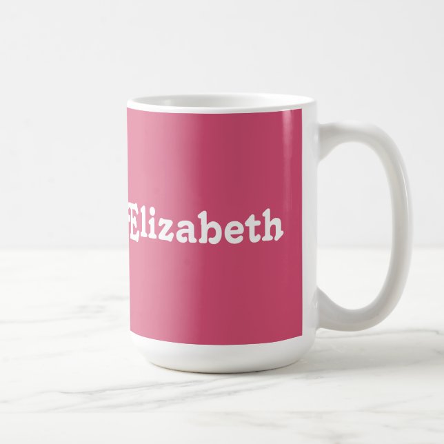 Mug Elizabeth (Right)
