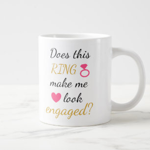 Mug - Engagement Ring - Hot Pink