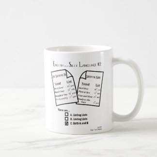 Mug "English as a Silly Language #2" Listing