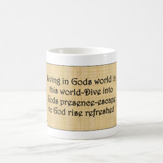 Mug 'Escape to God"