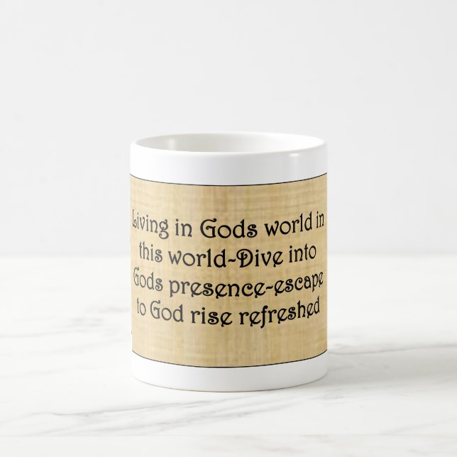 Mug 'Escape to God" (Center)