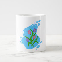 Mug flower design