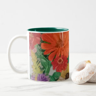 Mug - flowers to brighten your mornings