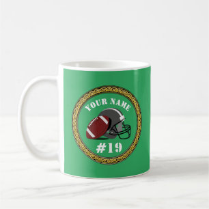 Mug Football - Add Name & Number