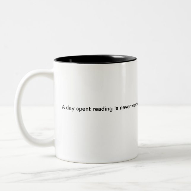 Mug for Book Lover or Someone Who Loves Reading (Left)