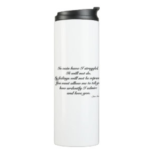 Mug for wife. Romantic/Fun quote, Jane Austen 